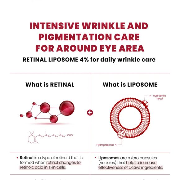 KSECRET, SEOUL 1988 Eye Cream: Retinal Liposome 4% + Fermented Bean - Picture 4 of 14